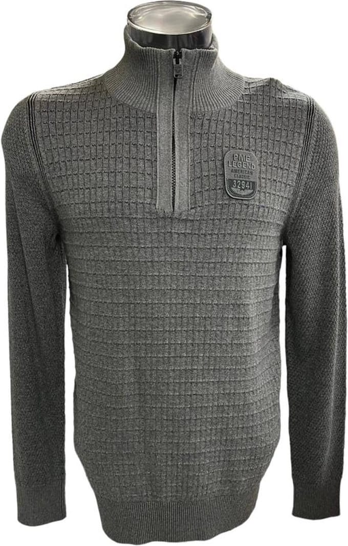PME Legend Trui/Sweater/Vest Grijs - Maat S