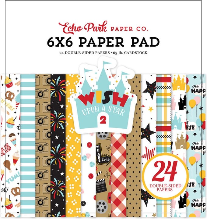 Echo Park - Wish Upon A Star 2 6x6 inch Paper Pad (WUS306023)