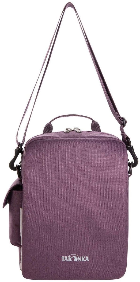 TATONKA schoudertas gordeltas Check In RFID Block Midnight Plum donkerpaars