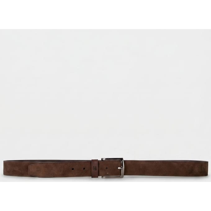 Tommy Hilfiger Denton Elevated Suede Belt Rich Walnut Größe: 115 | Gürtel Outlet | Herren | Braun