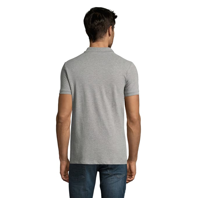 SOLS Heren Perfect Melange Poloshirt (Grijze Melange)