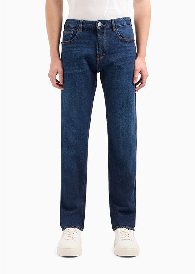 Armani Exchange 8nzj16_z2shz Spijkerbroek Blauw 29 / Regular Man