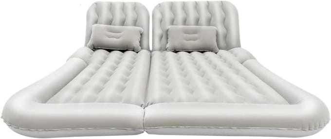 Auto Luchtmatras - Draagbaar Slaapbed - Kamperen en Reizen - Dubbellaags Opblaasbaar - 68 cm Hoofdbreedte - One Color