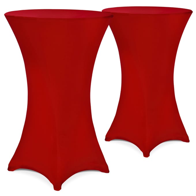 Detex 2x Tafelrok Statafel - Ø70-75cm 30°C Wasbaar – Bordeaux
