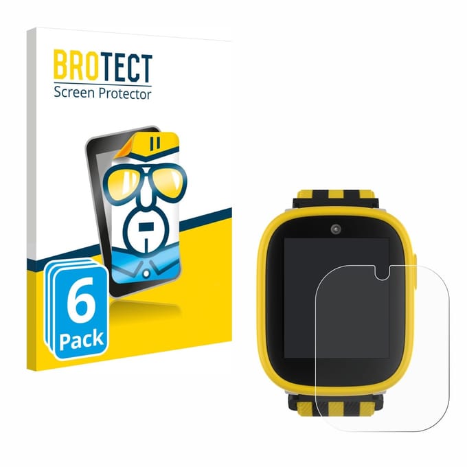 BROTECT - Screenprotector voor Xplora X6 Play BVB-Edition - Folie Beschermfolie transparant 6 Stuks
