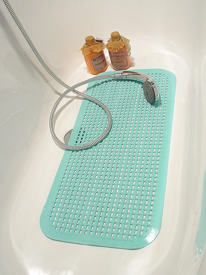 Papillon antislip badmat - noppen Aqua Blauw 72x35 cm