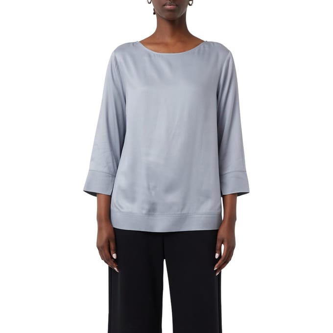 Comma Blouses Grey/black Taglia: 36 | Maglie a manica lunga Outlet | Donna | Grigio