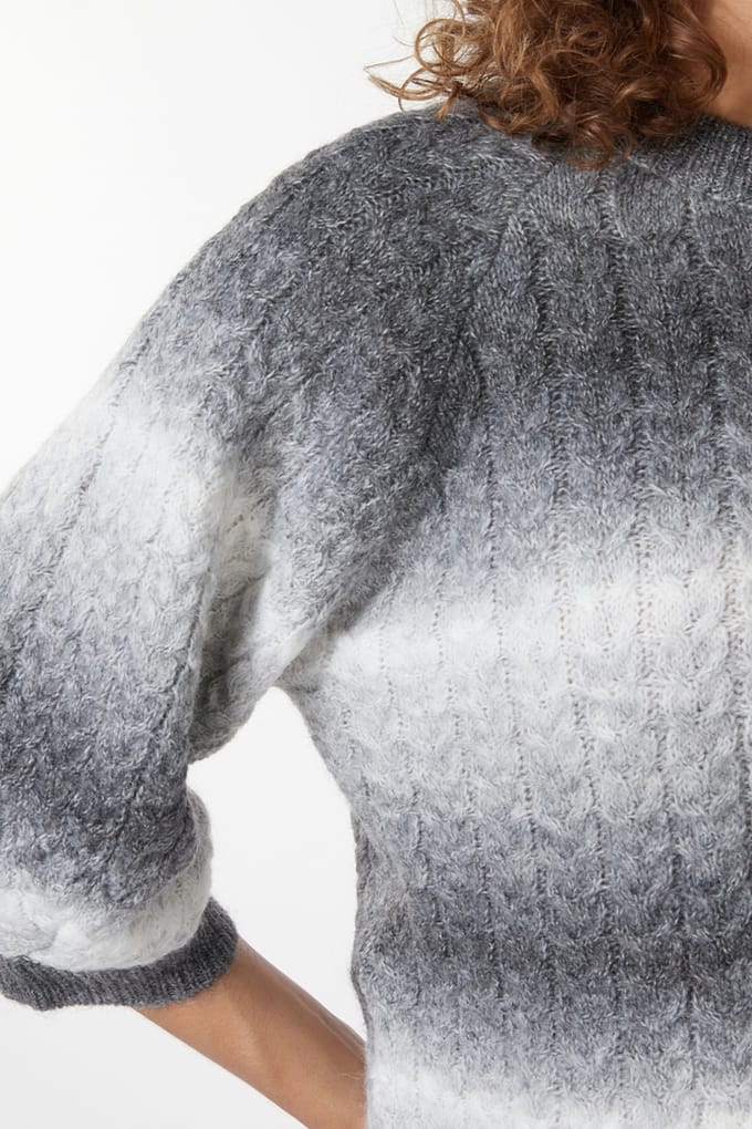 EsQualo Sweater Multicolor Grey Taglia: XXL | Maglioni a maglia Outlet | Donna | Grigio