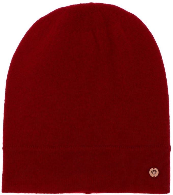 FRAAS Dop Pure Cashmere Knit Hat Red Rood