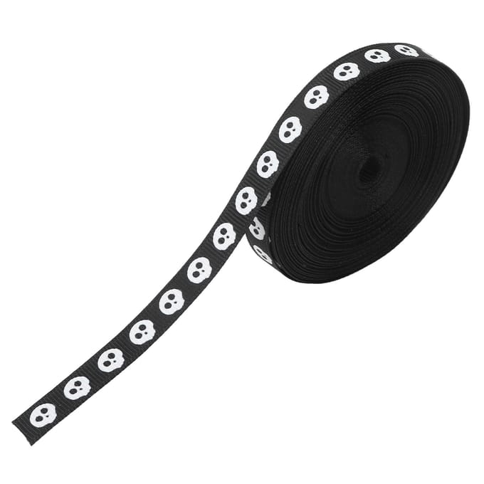 Polyester Lint Waterdicht Hoge Dichtheid 10 Yard 10mm Breedte Cadeauverpakking Knutselen DIY Lint#1 black