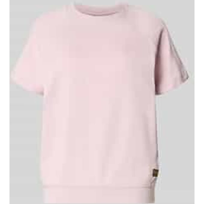 Regular Fit T-shirt met logopatch model 'Raglan'