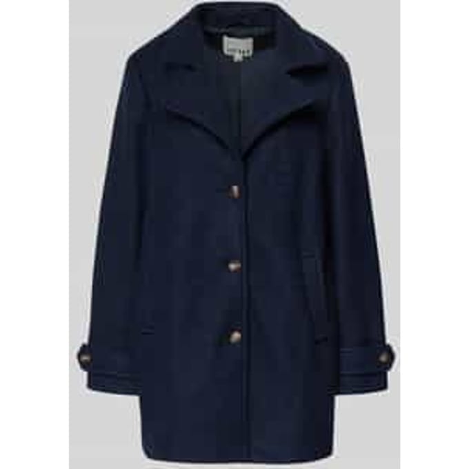 Relaxed fit lange jas van wolmix, model 'Tipa'