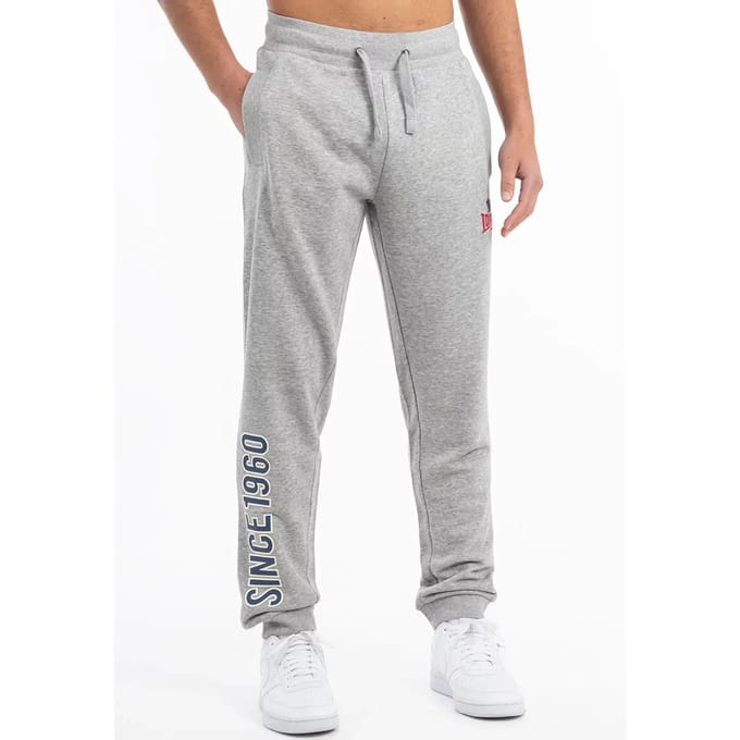 Lonsdale Jogginghose Virkie Jogginghose normale Passform Marl Grey/Navy/Red-XXL