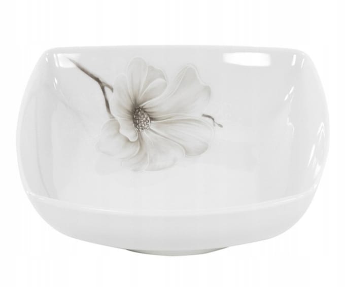 Diepe Kom 18,5cm 0,6L Magnolia Akcent Porselein - Vaatwasser/Magnetron
