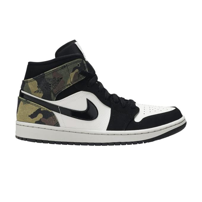 Jordan 1 Mid Camo (2020) 44 black