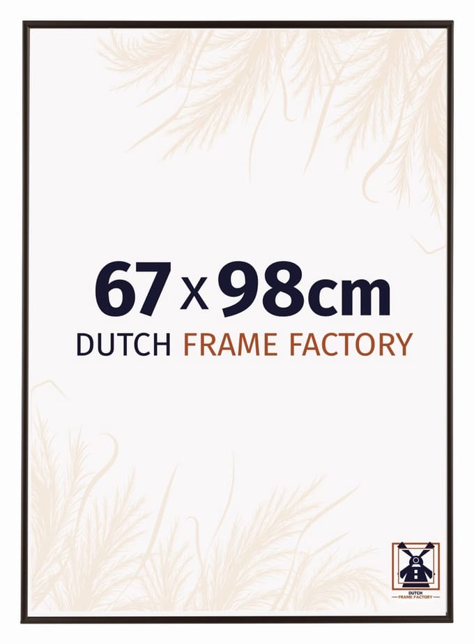 Fotolijst 67x98 cm - Kunststof - Antraciet - Easy