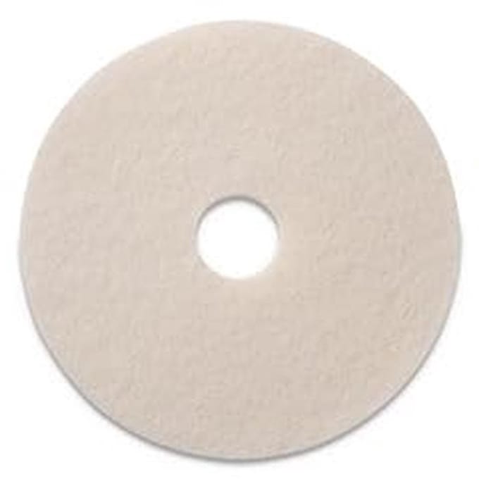 20 inch Witte Polijstpad - Set van 5 voor Vloeronderhoud