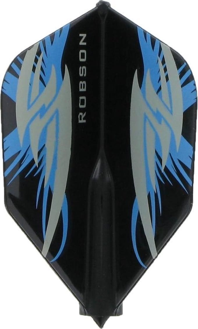 Robson Standaard Tribal Dartflights - Zwart