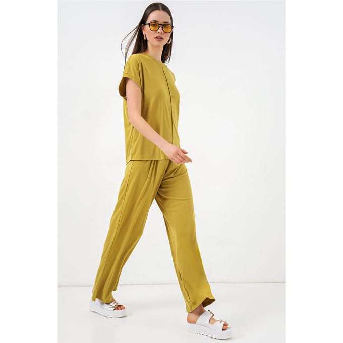 Ontspannen Pasvorm Crew Neck Blouse