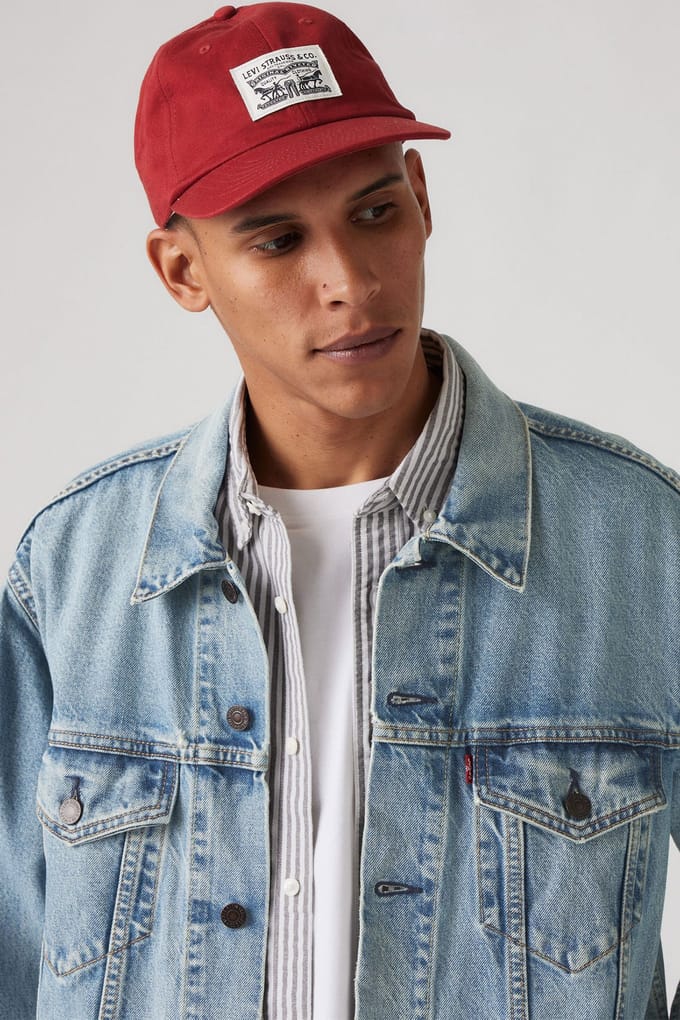 Levi's Relaxed Dad Cap Merlot Taglia: OS | Cappelli Outlet | Uomo