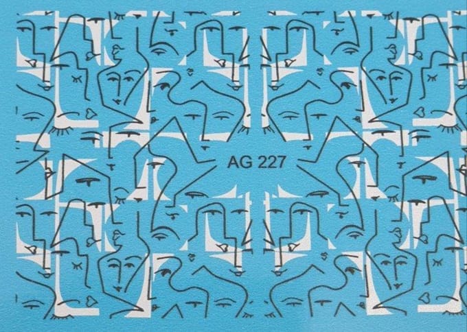Korneliya Airbrush Waterdecal AG 227 Black/White