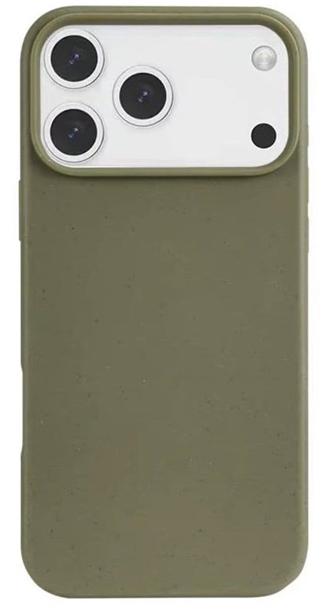 Mobiq - Flexibel Eco Hoesje geschikt voor iPhone 17 Pro Max - groen