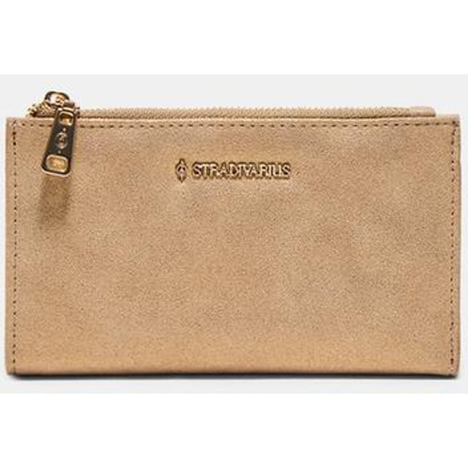 Stradivarius Basic portemonnee met rits  Geel OS