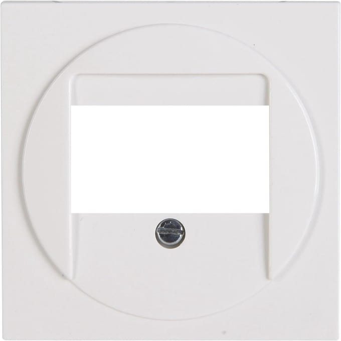 TAE Afdekking - Telefoon Aansluitdoos - Netwerk Aansluiten - Helder Vormgegeven Frame - 1-3 Aansluitingen - Zuiver Wit