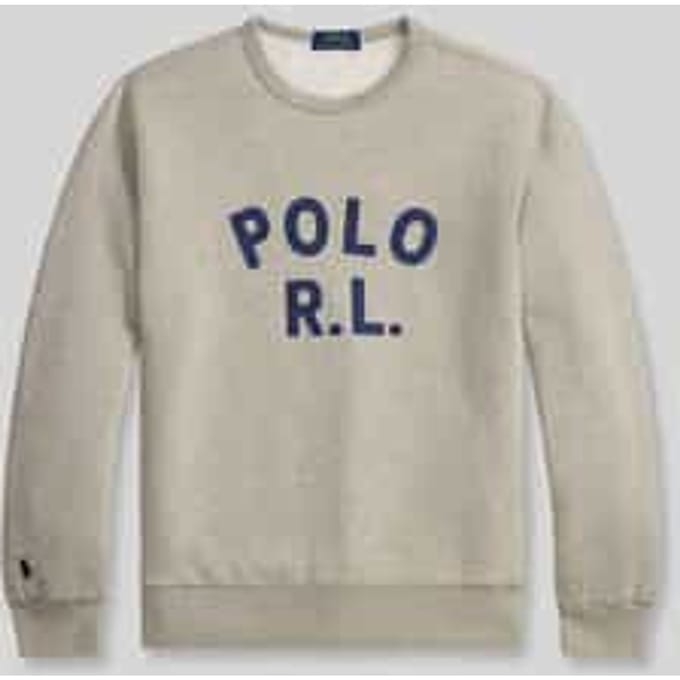 regular fit sweatshirt van katoenmix