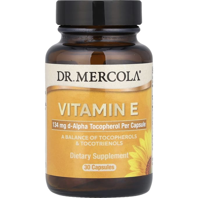 Dr. Mercola - Vitamine E - 134 mg - 30 capsules