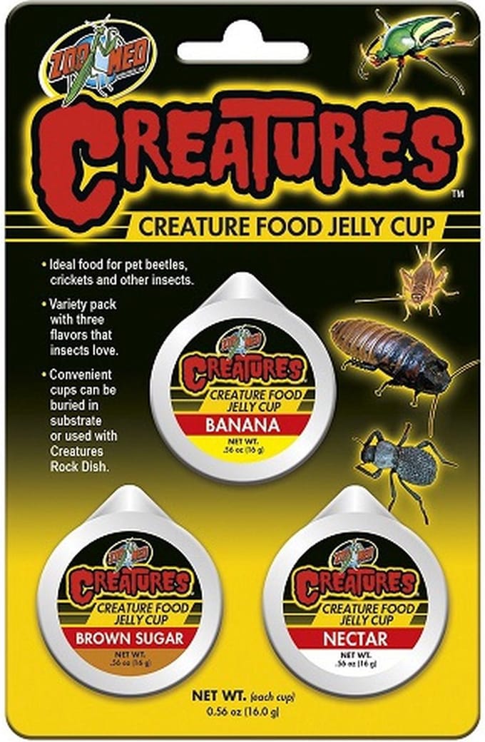 Zoo Med Creatures Food - Insectenvoer - Jelly Cup - Brown Sugar/Banana/Nectar