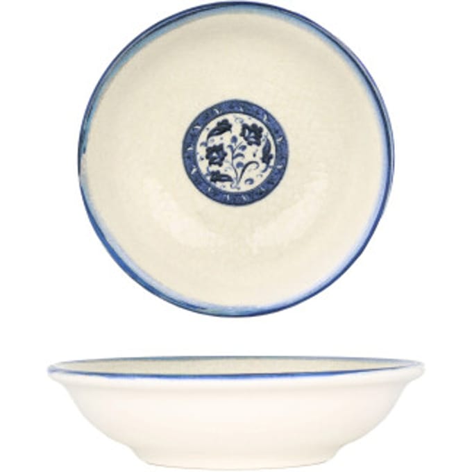 Bonna Serveerschaal - Esnaf - Porselein - 20 cm (500cc) - set van 2
