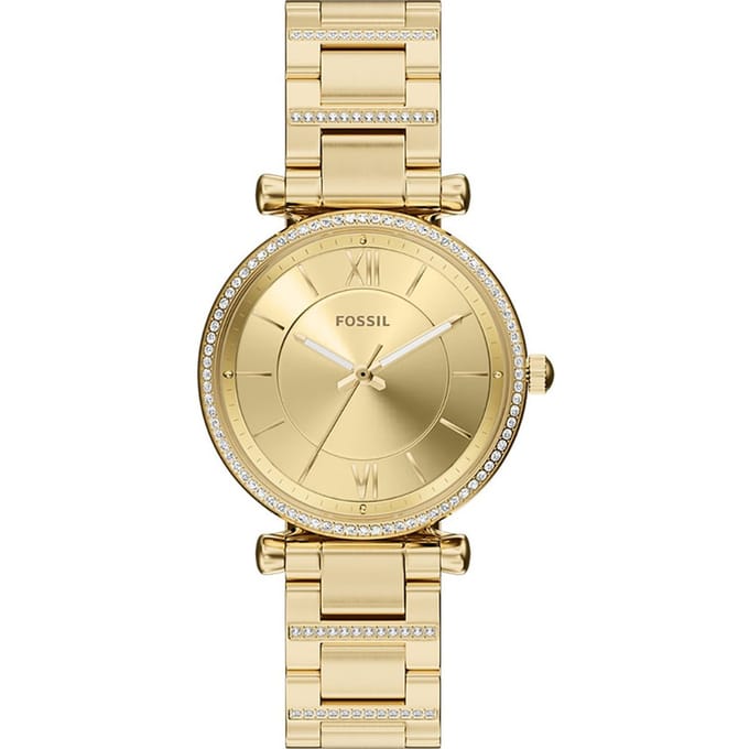FOSSIL ES5465 Vrouwen Horloge 35 mm Goudkleurig
