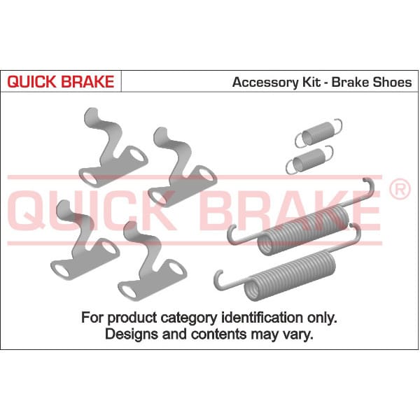 Toebehorenset, parkeerremschoen QUICK BRAKE 105-0869