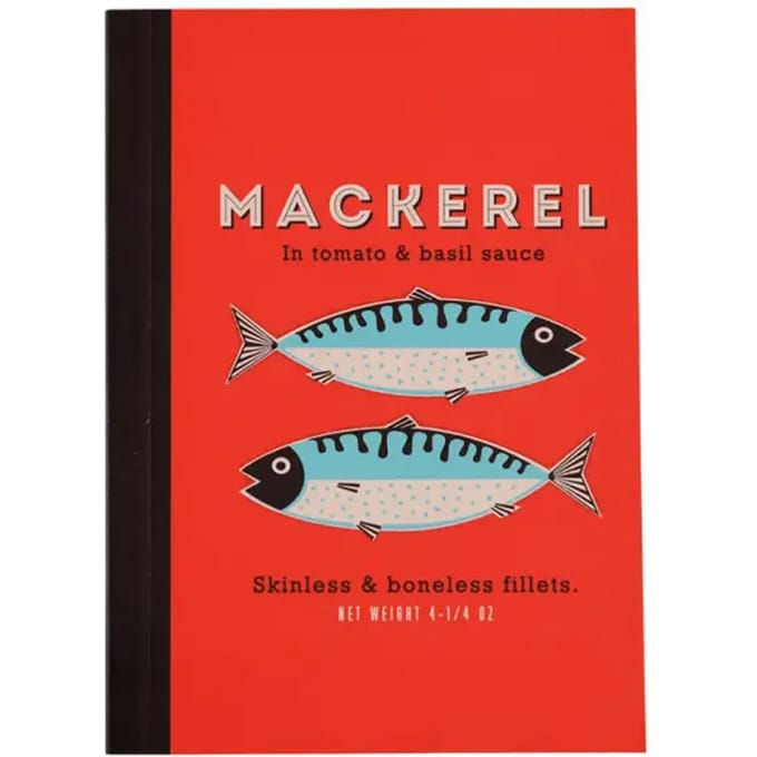 Gelijnd notitieblok a6 Rex London Mackerel