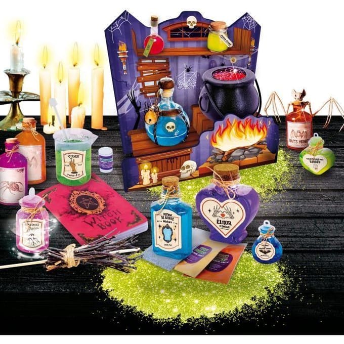 Kit magique - LISCIANI - Crazy Science - Maison des sorcières - Expériences et potions - Découvertes originales pur