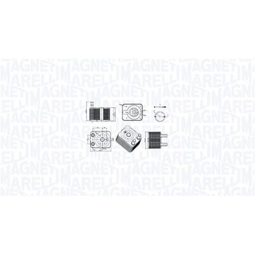 Olie radiator, motorolie MAGNETI MARELLI 350300003100