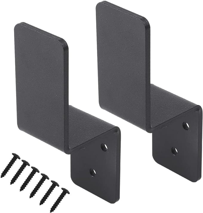 Deurbarricadebeugels voor 2x4 Hout - Veiligheidsoplossing voor Deuren (2 Stuks)