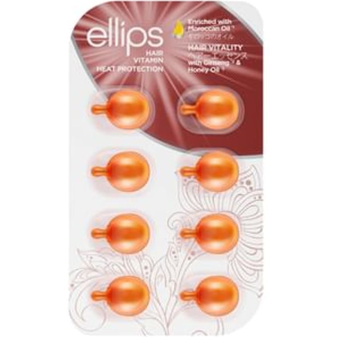 Vitamins Ellips Hair Vitality Thermoprotective Tablets Argan Oil