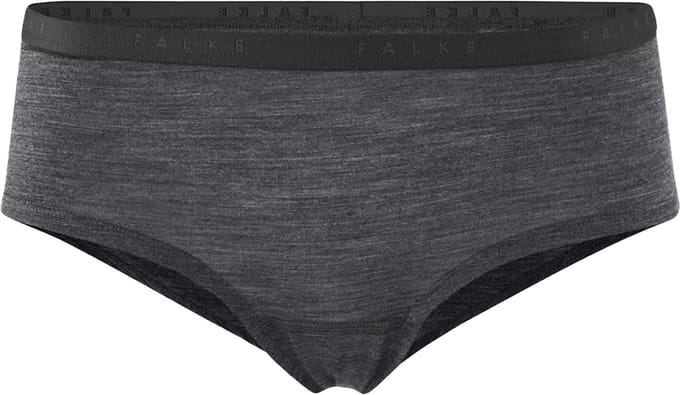 FALKE Daily ClimaWool sneldrogend wol lyocell broek van onderlaag dames grijs - maat M