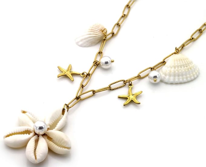 D-B12.1 N936-003G S. Steel Necklace Charms