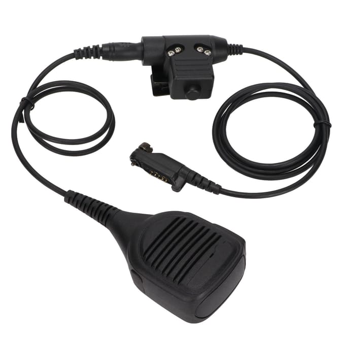 7,1 mm Schoudermicrofoon Walkie-talkie Luidsprekermicrofoon met U94 PTT voor Hytera PD600 PD602 PD605 PD662