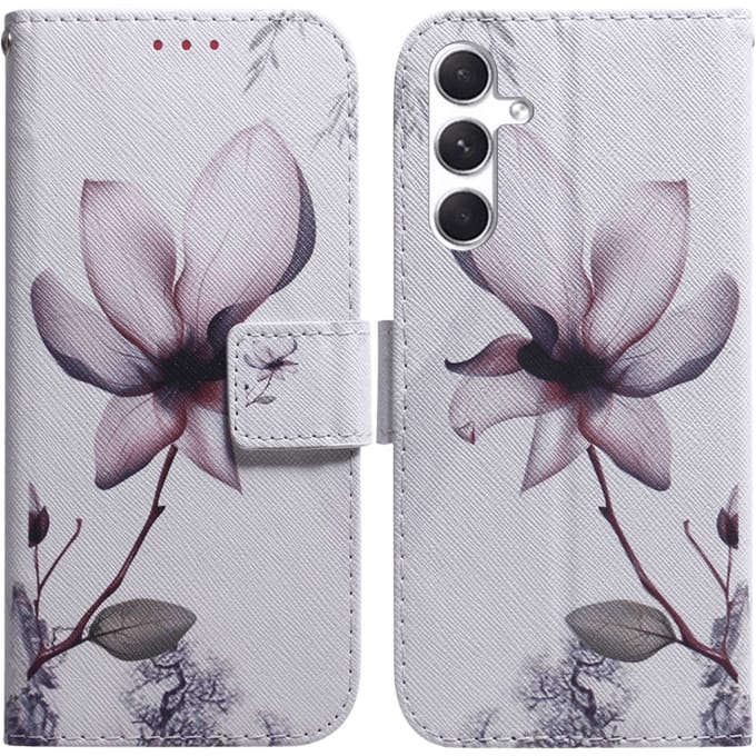 Mocaa Samsung Galaxy S25 Plus Floral Bookcase Hoesje Meerkleurig