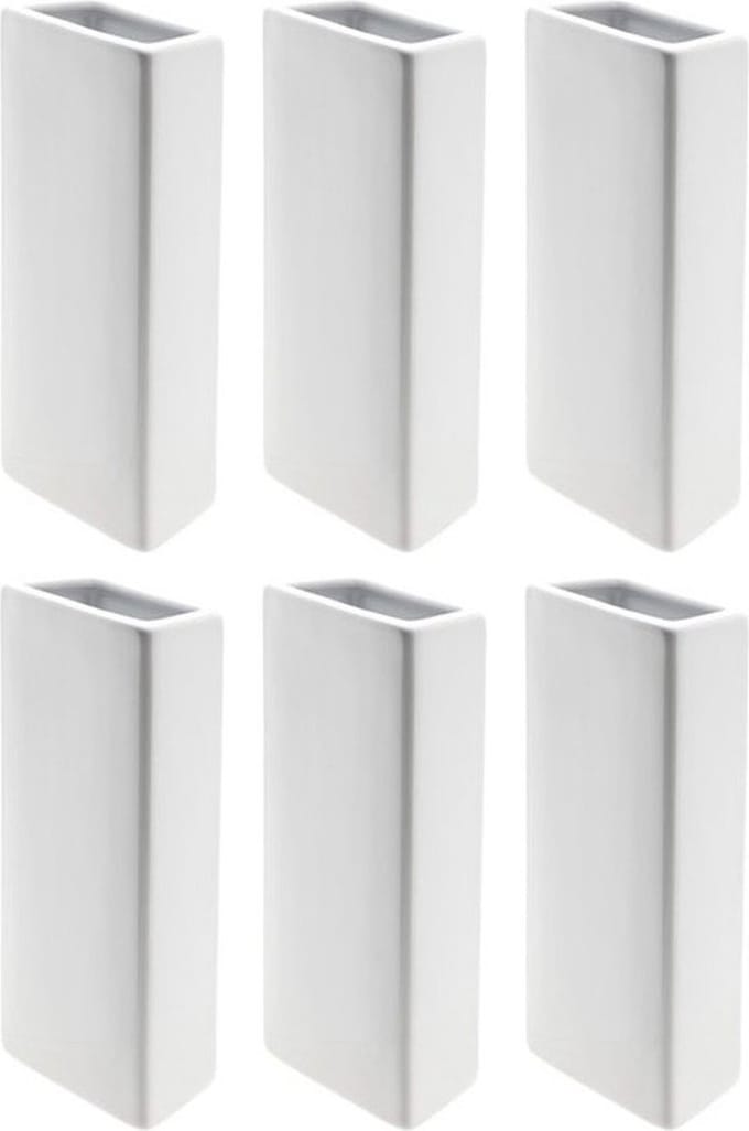 6x Radiator luchtbevochtigers wit 21 cm - Verdamper
