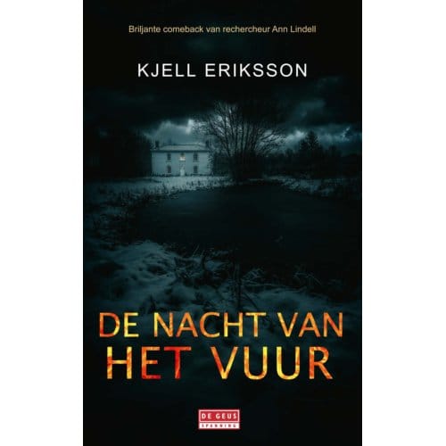De Nacht Van Het Vuur - Ann Lindell - Kjell Eriksson