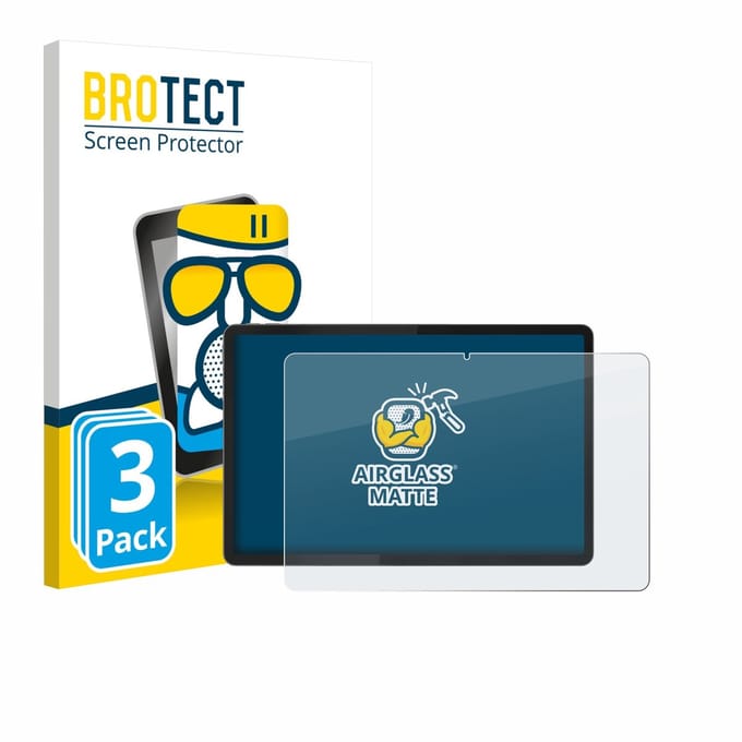 BROTECT - Screenprotector voor Lenovo Idea Tab Plus 12.1" - Folie Beschermfolie Beschermglas matte 3 Stuks