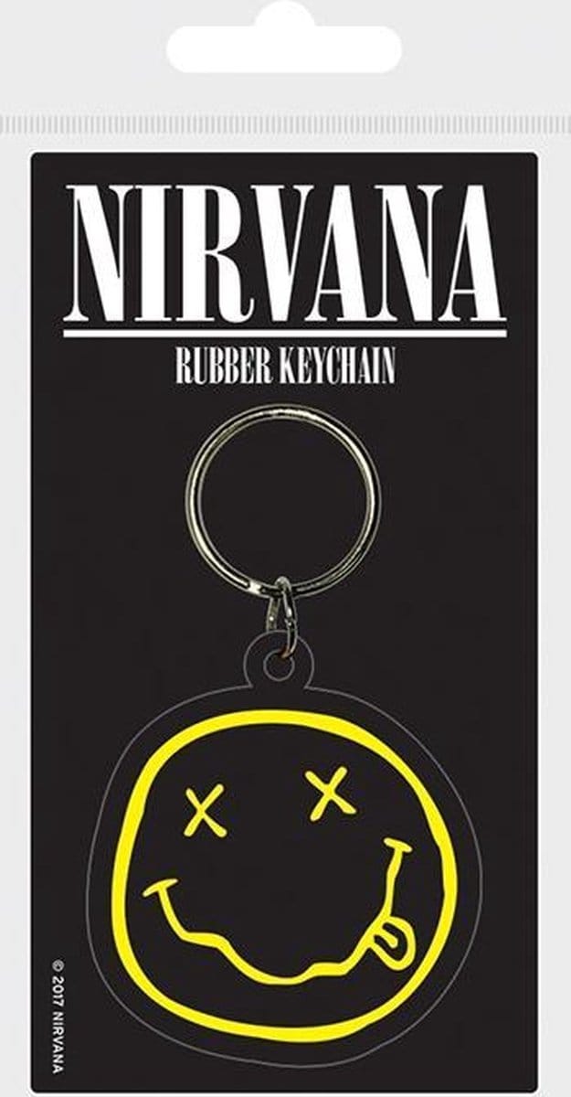 Nirvana - Smile Rubber Sleutelhanger