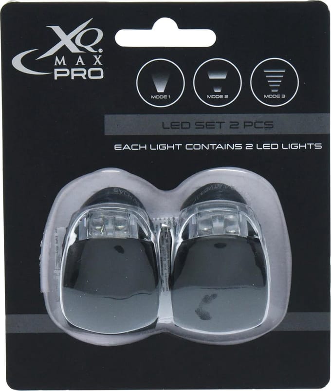 XQMax Fietsverlichting set - voorlicht en achterlicht - LED - incl. batterijen