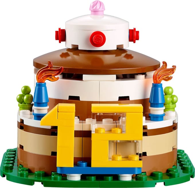LEGO Iconic Birthday Table Decoration, Bouwpakket, 7 jaar, 120 stuk(s)