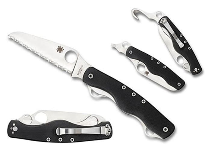 Spyderco clipitool rescue black 8cr13mov